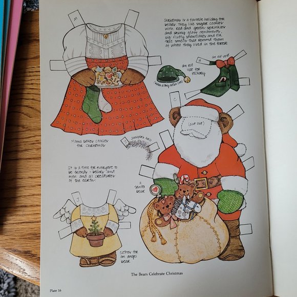 Vintage Teddy Bear Paper Dolls by Crystal Collins - Picture 15 of 16